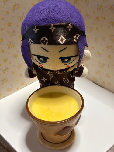🎸「ぬしのおかあさんが、ぷりんつくってくれたんだ🍮
あまくて、なめらかですごいおいしくてろっく!だったよ!🤩
またつくるみたいだから、すごいたのしみ!🤤」