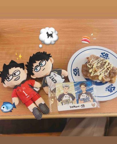　　　🍣くら寿司🍣

黒尾さん…赤葦くんに見られてますよ.ᐟ.ᐟ.ᐟ
