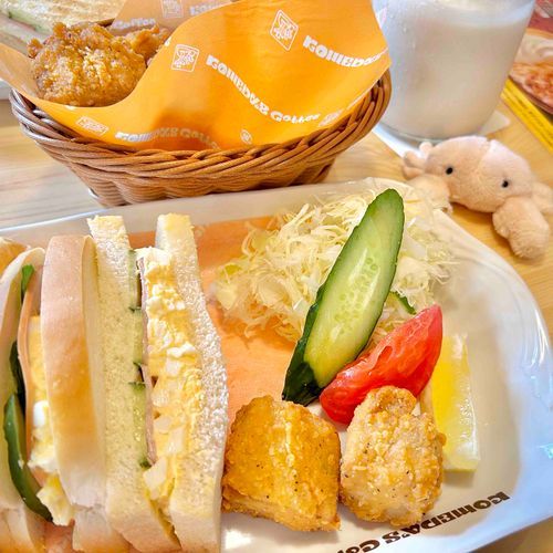 かに も コメダ いっしょ だった よ
…… かいぬし ぴんと かに 合ってない ね ？