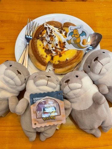 先日、コメダに行ってきましたヨォ〜！
マク○シタのキーホルダーが当たりましたァ〜！