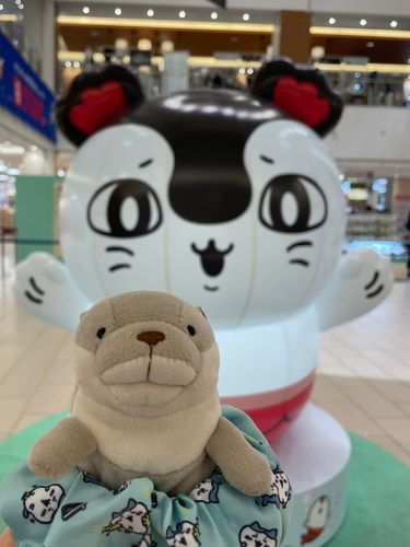 タンカワですヨォ〜！
セ◯レーンさんと一緒に写真を撮ってもらいましたァ〜！！