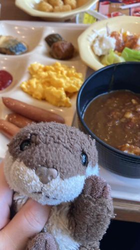 またまたココスの朝食バイキングにきました！ココアラテがおいしいので、みんなのんでくださいね