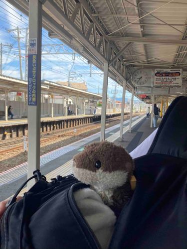 いまから電車のります！
わくわく