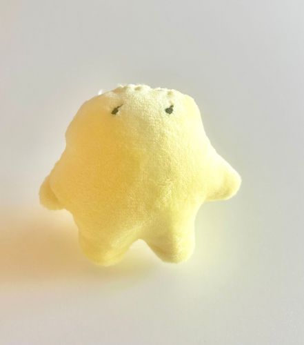 【まるばぁ】
干し芋の丸干しの形をした妖精ぬい
