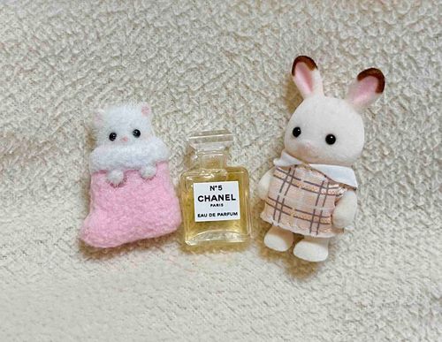 うちのシルバニアちゃんは女子力高いのでCHANELの香水使ってます🪄