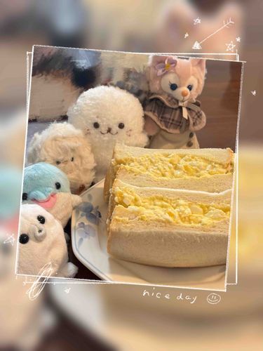 おおきい たまごさんど みんなで たべよう·͜·ᰔᩚ