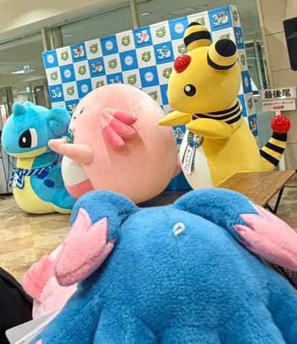 ラプラスさんの角がふわふわだった…！
そしてデンリュウさんはファンサの鬼✨