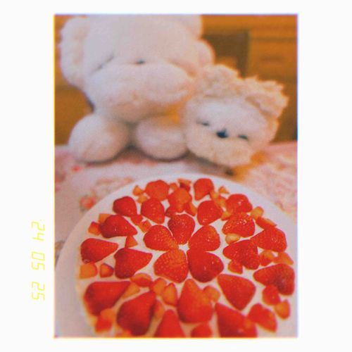いちごのムースタルト🍓おっきい！