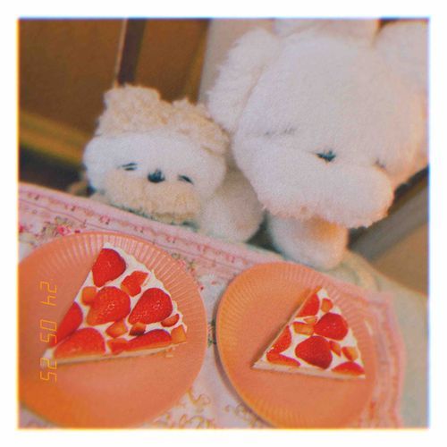 今日のおやつです🍓あんもあんも❤️