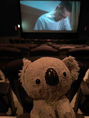 まだ映画館くらくなる前の写真だよ！　映画始まったらちゃんと静かに観てました👀