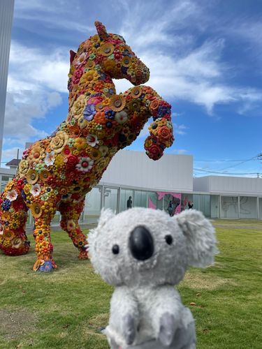 芸術の秋🎨ちなみにスタンディングウーマンとの写真は弾かれました😂