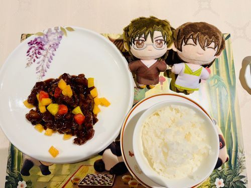 フルーツ酢豚！黒酢が美味しかったね！ご夫婦でたのしんだね！