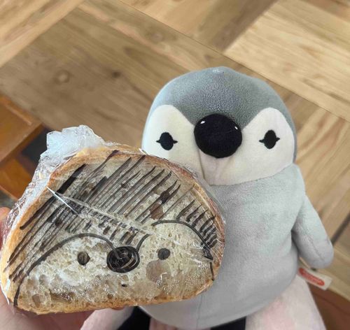 ぺんこの朝ごはん。