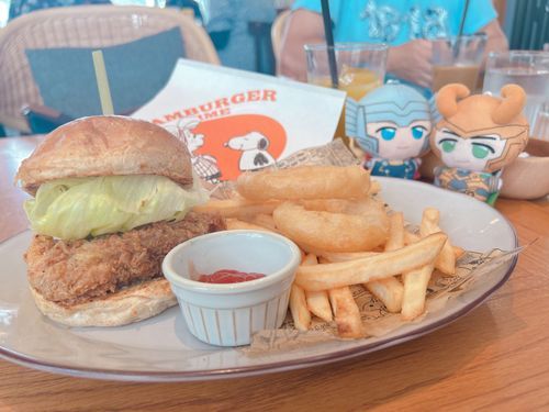 ハンバーガー美味しかったね
