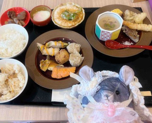 朝ごはんはバイキングʕ•ᴥ•ʔ🍴
とってもおいちぃおいちぃねʕ•ᴥ•ʔ✌️ﾁｮｷお腹いっぱいぅ〜ʕ•ᴥ•ʔ.*･ﾟ　.ﾟ･*.