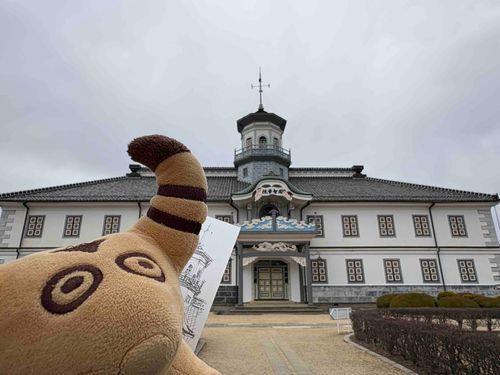 きゅう かいちがっこうにも 行ったよ🏫🪽
とっても おしゃれな デザイン💎🐮✨