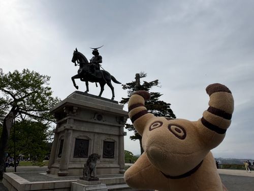だて まさむねさんに 会ったよ🐎✨