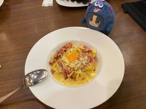 🥞こんばんは。おりひめです。ぬいぬしさんは このしゃしんのわたしが おきにいりのようです😌