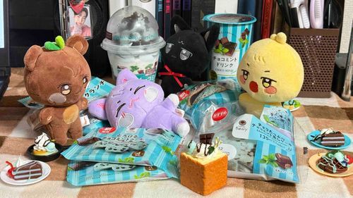 🐱🐈‍⬛🐥🐻‍「おいしそう～✨️」
🐿＜なにたべてるの～？
🐱「らみのきらいな “歯磨き粉“だよㅋㅋ」
🐿＜(  ･᷄ᯅ･᷅ )