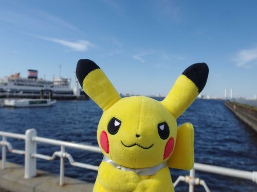 ぐるりと歩いて再び山下公園
いっぱい歩いたな！