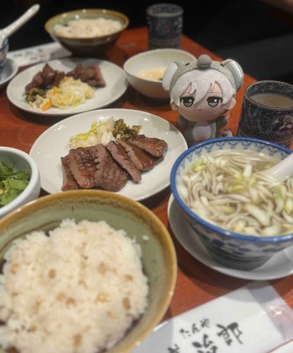 なぎ、牛タンだよ