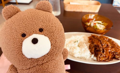 🧸‼️
(きょうは おやすみとって ハッシュドビーフ！)