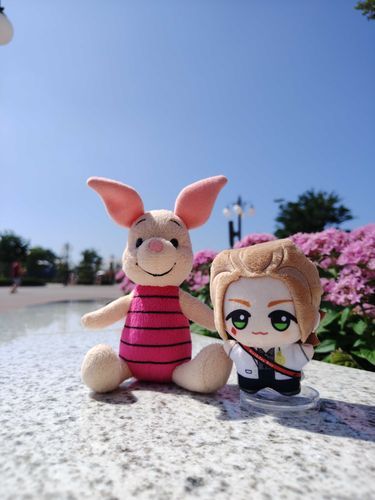 ニンゲンちゃんの幼馴染、ﾋﾟｸﾞｰくんとTDLにお出かけ！
ﾋﾟｸﾞｰくんの故郷なんだって♪