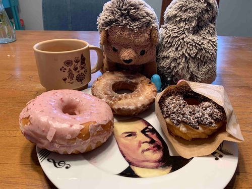 まりゅのおやつ🍩

今日はミスドで買って来たドーナツが三時のおやつ😊新作も出てましたが、結局おんなじようなの買ってしまいますね〜🥹