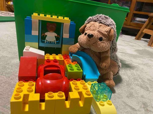 童心にかえり、LEGOでブロック遊びですよ🧱LEGOは楽しいですよね🩷いつかブロックでハンバーガーとか作ってみたいですね〜🍔