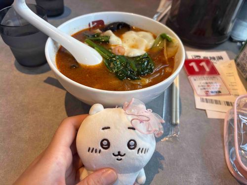 🐭「麻辣湯食べたよ🍜」
