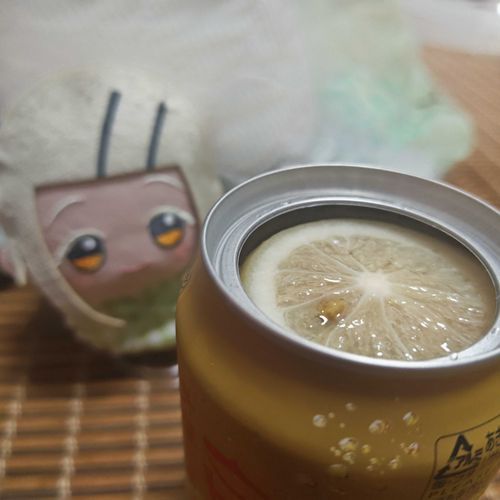 缶の中にレモンがあるよ
ふしぎだ、ね