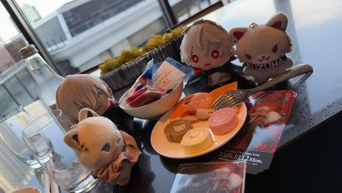 お買い物終わったから、ご褒美のおやつ！