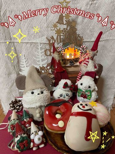 🎄𝑀𝑒𝑟𝑟𝑦𝑋'𝑚𝑎𝑠🎅🏼⸝‍‼️
我々爆睡でサンタさん捕獲大失敗…でも主が「🎅🏻から🍩もらったわよ」って٩  ܸ.ˬ.۶主、🎅🏻に会ったのかなぁ
みんなは🎁もらったかな❓