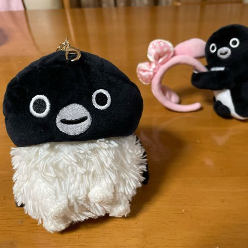 こんにちは！ぼくSuicaペンギンだよ！よろしくね✋嘘〜ポメたんです‼️皆騙された❓駅中でペンスタ発見した主、迷わずSuicaペンギンと巾着をGET(σ´∀`)σ可愛すぎるんだが(♡ｰ♡)主いわく、来年で卒業なんて嫌だ😫後継なんていらないんだ‼️