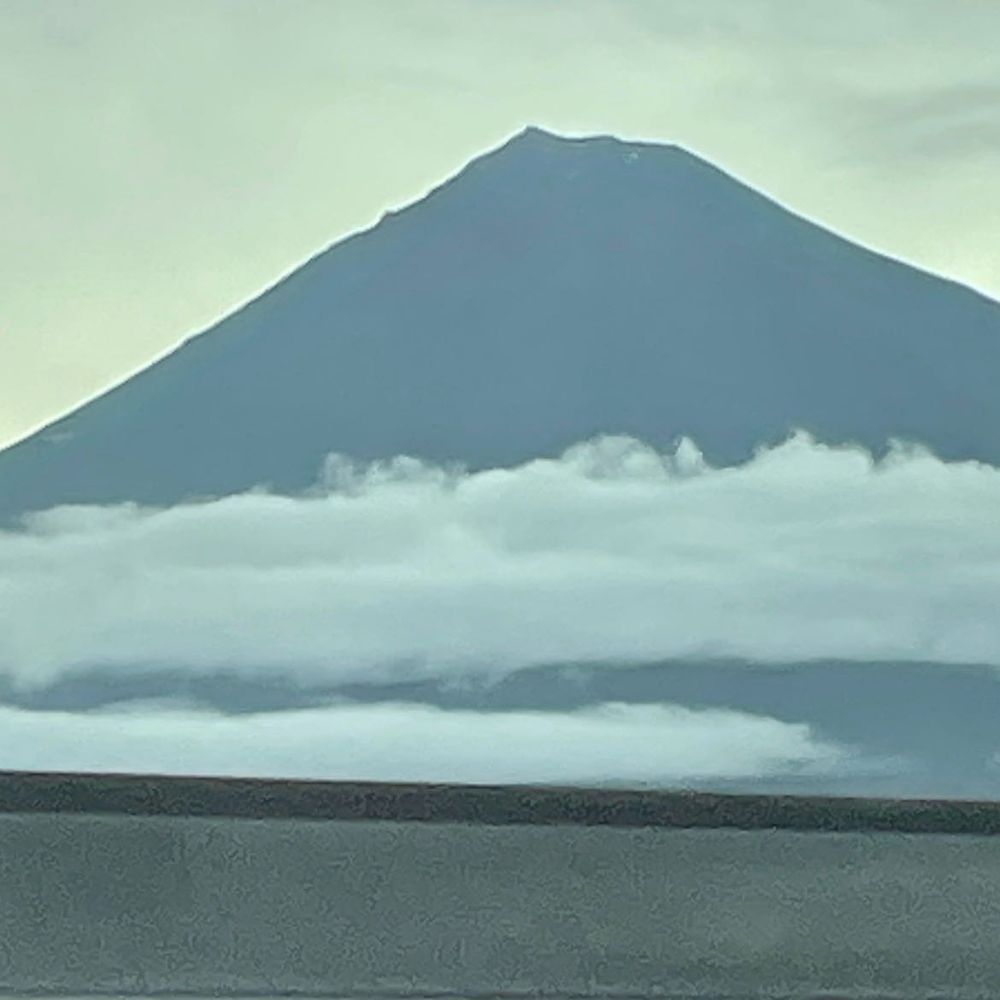 久しぶりです💦今回台風の中お伊勢参り⛩️に行った写真！ポメは大きくて留守番😅ぼく、モモがお届け❗️伊勢海老ブリブリうまっ🦐赤福、伊勢うどんもうまし😋名古屋のスイーツシャチボン！ミジュマルもいっぱいいたよ。帰りの🚄で見えた奇跡富士山✨雨三昧の旅だった😂