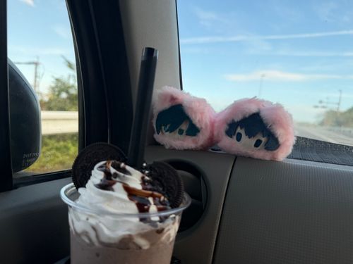 ダブルオレオのチョコレートフラッペ、美味しかったね