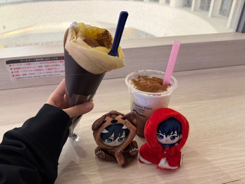 クレープとフロート。美味しかったね