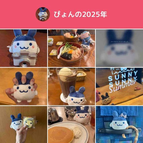 ぴょん(いつもありがとうございます、よいおとしをおむかえください)