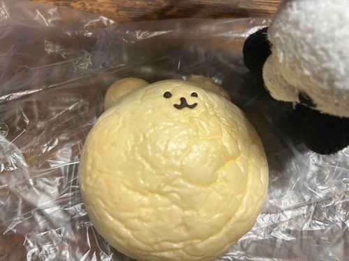 朝ごはんのパンが可愛かった、、！