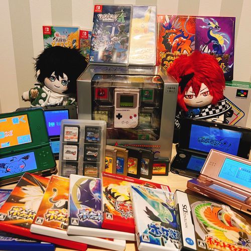 思い出はゲームの中に...🎮




つかさ｢ポケセンから例のブツが届いたっていうからよ、並べるの手伝ったわけだがすげぇ量だなΣ(--;)」

さっちゃん｢見てください先輩、DS電源点くっすよ！まじすげぇ！( *˃̵͈́꒳˂̵͈̀ )✩｣

とりあえず身近に見つかったポケモンのカセット関連並べてみましたよっと...！他もあったけどもう並べきれんので割愛😇🙏
黒歴史が沢山入ってるうごくメモ帳懐かしすぎるwwwデータ、暫く漁ってしまったぜ...懐

「さいせいマシン」→わざマシンみのある表記で歓喜
また一つ開けられないもの手に入れた...🥹🥹🥹
もうすでに脳内再生及び実機での再生できるけどやはり思い出が蘇るBGM...ジム戦、チャンピオン戦アツい...マサラタウンと1ばんどうろ、なみのりにじてんしゃ...
何物にも変えがたいっす...この時代に生きられてよかった！
ありがとう任天堂🙏✨
