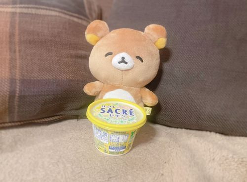 あいすをたべますよ
