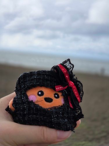 花火大会に行きました！
始まる前に海をバックに記念にとりました✨
海の上の花火、綺麗だったな～