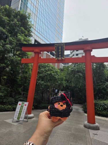今日は推し活！
コンサートの当選祈願してきました。当たりますよーに！
