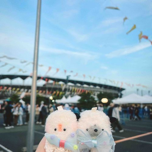 れたすに ついてきて
ふぇすに きたよ！