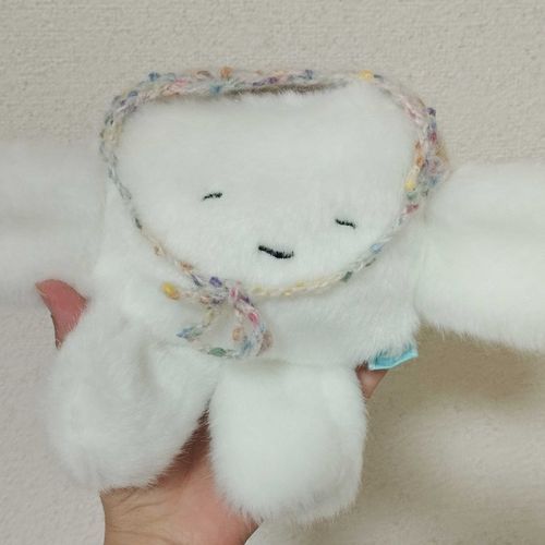 親友がカラフルなバブーシュカをつくってくれた🌈
にこにこしてる  ͡   ͜   ͡   