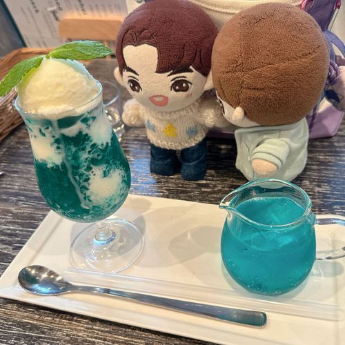 きれいなクリームソーダぬ✨