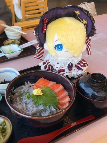 なましらすどん だよ〜！！🐟