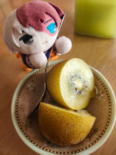 まいにちのにっか
きういふるーつをたべる
これがはぐとにんげんの
びとけんこうのひけつ