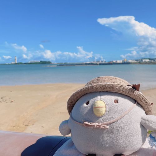 こぼだよ~♪
おねえちゃんと おでかけしたときだよ  おぼうし つくってくれたんだ~♪
