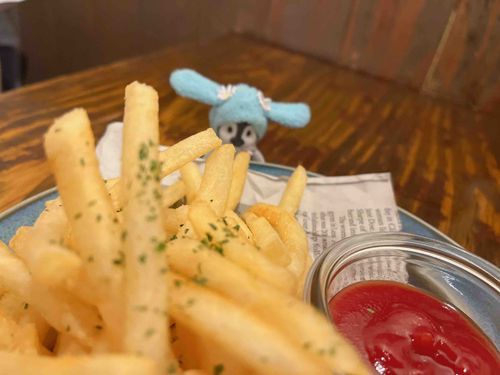 ポテトは3ぼんでおなかいっぱい。